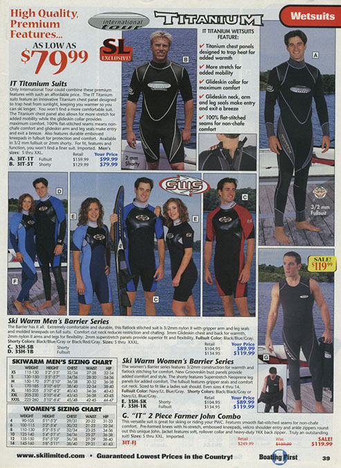 ski limited catalog