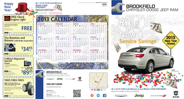 automotive mail card